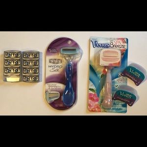 Razor/Refill Bundle Gillette Venus Schick Quatro